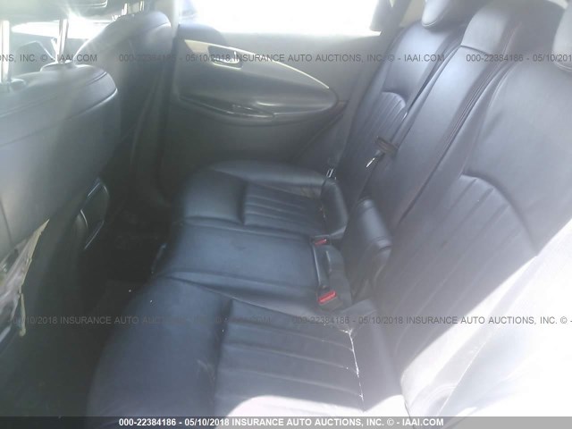 JNKAJ09E88M306236 - 2008 INFINITI EX35 JOURNEY WHITE photo 8