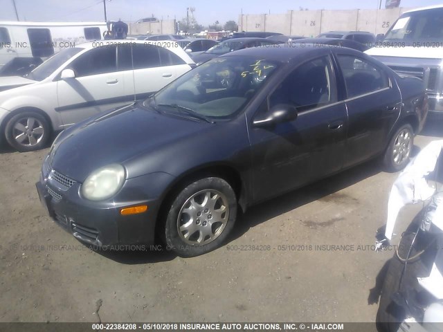 1B3ES56C73D214092 - 2003 DODGE NEON SXT GRAY photo 2