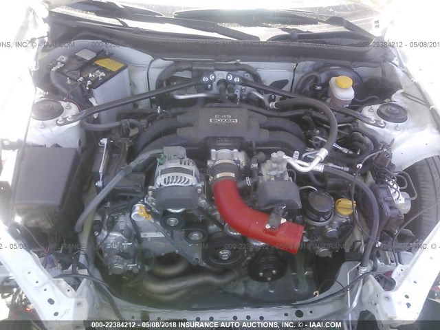 JF1ZNAA14E8707154 - 2014 TOYOTA SCION FR-S თეთრი ფოტო 10