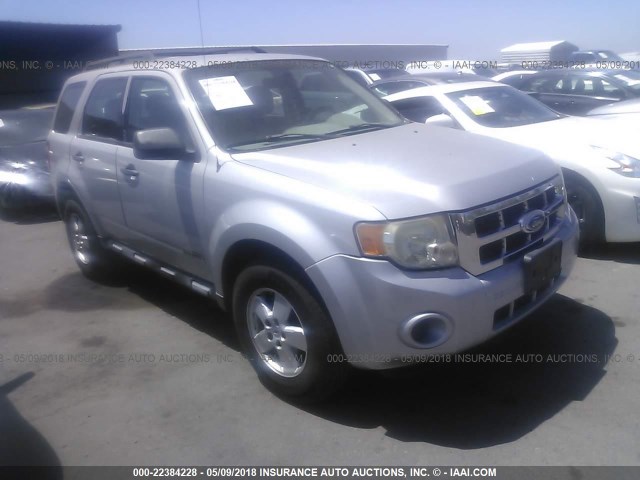 1FMCU02Z68KA05969 - 2008 FORD ESCAPE XLS SILVER photo 1