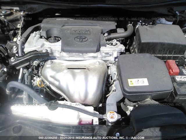 4T1BF1FK9HU623266 - 2017 TOYOTA CAMRY LE/XLE/SE/XSE BLACK photo 10