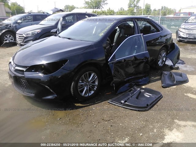 4T1BF1FK9HU623266 - 2017 TOYOTA CAMRY LE/XLE/SE/XSE BLACK photo 6