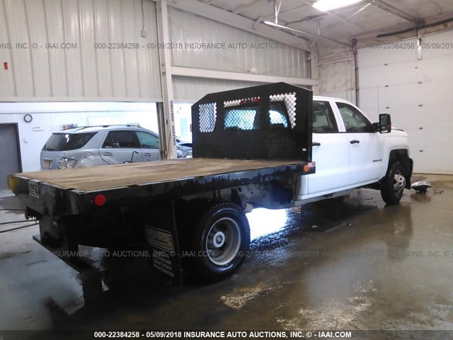 1GB4KYCG1FF566553 - 2015 CHEVROLET SILVERADO K3500 WHITE photo 4