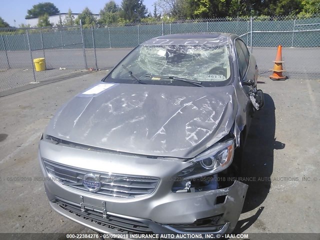 LYV402FMXGB085112 - 2016 VOLVO S60 PLATINUM BEIGE photo 6