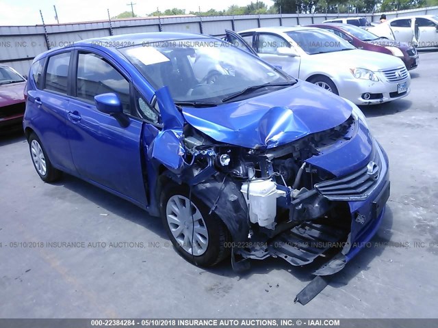 3N1CE2CP4FL377609 - 2015 NISSAN VERSA NOTE S/S PLUS/SV/SL/SR BLUE photo 1
