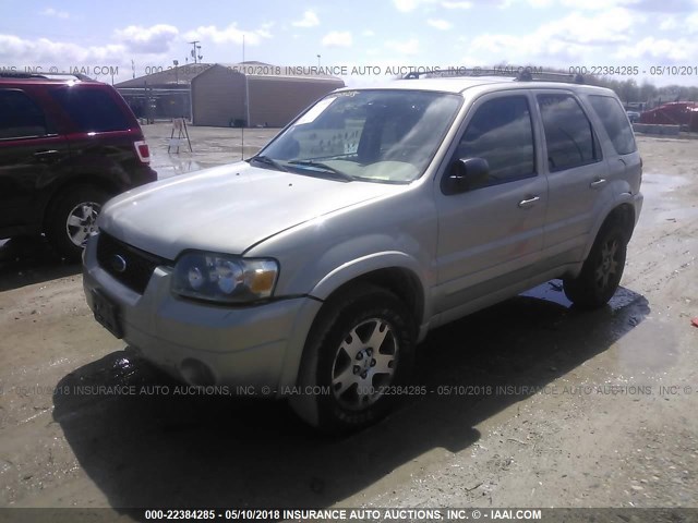 1FMYU94195KA54211 - 2005 FORD ESCAPE LIMITED TEAL photo 2