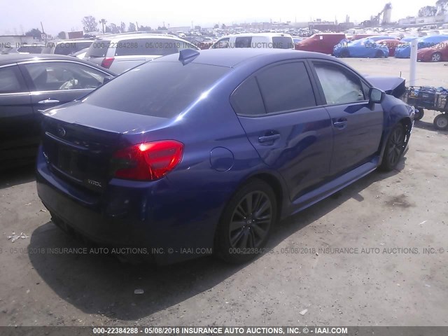 JF1VA1B69G9823659 - 2016 SUBARU WRX BLUE photo 4