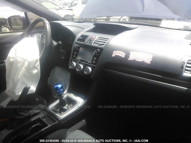 JF1VA1B69G9823659 - 2016 SUBARU WRX BLUE photo 5