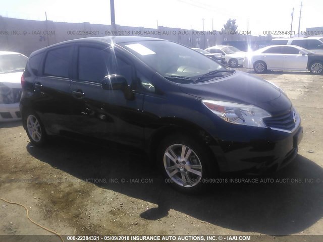 3N1CE2CP7EL379532 - 2014 NISSAN VERSA NOTE S/S PLUS/SV/SL BLACK photo 1