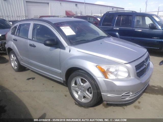 1B3HB48B47D306472 - 2007 DODGE CALIBER SXT SILVER photo 1