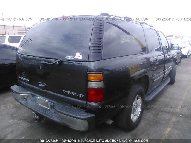 3GNEC16Z05G210889 - 2005 CHEVROLET SUBURBAN C1500 GRAY photo 4