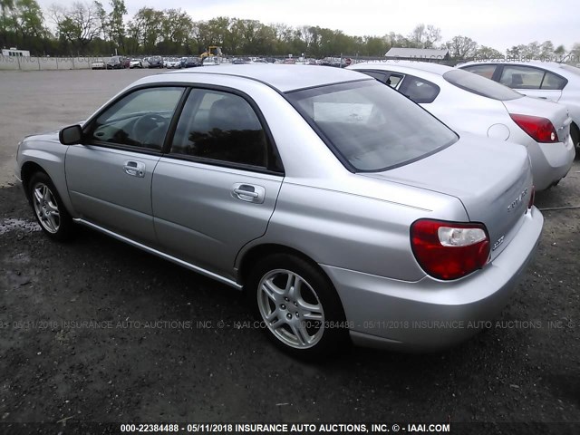 JF1GD67595H517500 - 2005 SUBARU IMPREZA RS SILVER photo 3