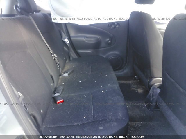 3N1CE2CP7FL356009 - 2015 NISSAN VERSA NOTE S/S PLUS/SV/SL/SR GRAY photo 8