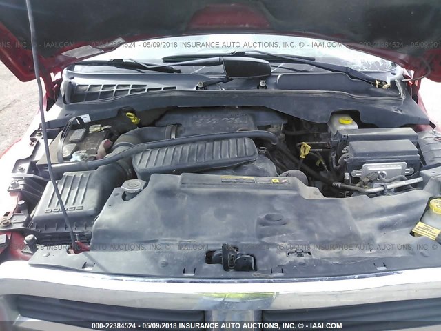 1D4HB58D04F239703 - 2004 DODGE DURANGO LIMITED RED photo 10