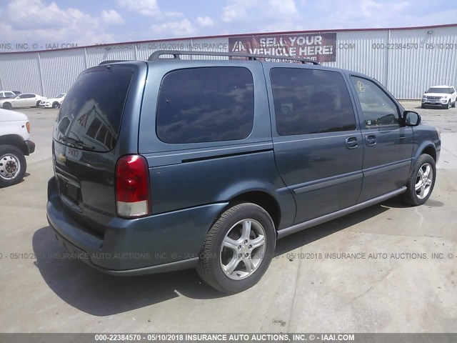 1GNDV23L05D154073 - 2005 CHEVROLET UPLANDER LS GREEN photo 4