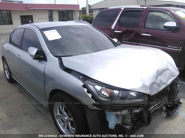 1HGCR2F58EA054604 - 2014 HONDA ACCORD SPORT 银色 照片 1