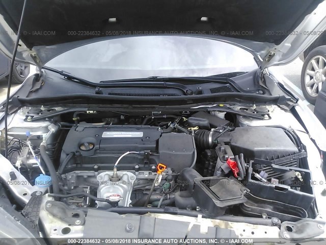 1HGCR2F58EA054604 - 2014 HONDA ACCORD SPORT 银色 照片 10