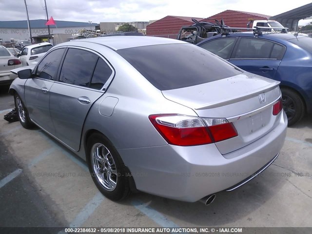 1HGCR2F58EA054604 - 2014 HONDA ACCORD SPORT 银色 照片 3