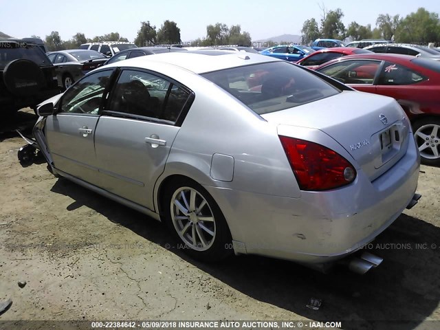 1N4BA41E98C825106 - 2008 NISSAN MAXIMA SE/SL SILVER photo 3