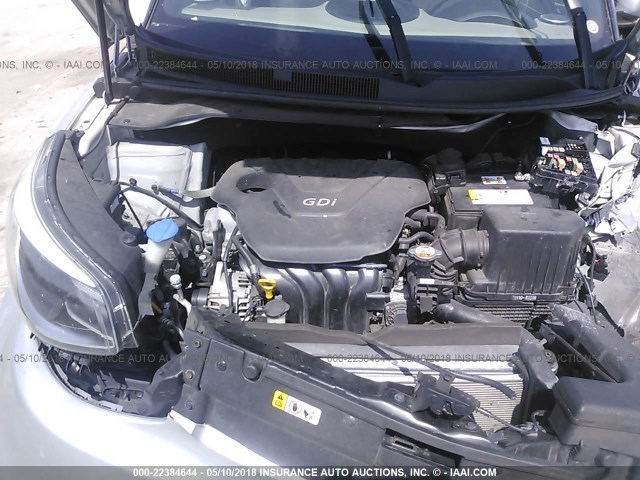 KNDJN2A26E7718989 - 2014 KIA SOUL SILVER photo 10