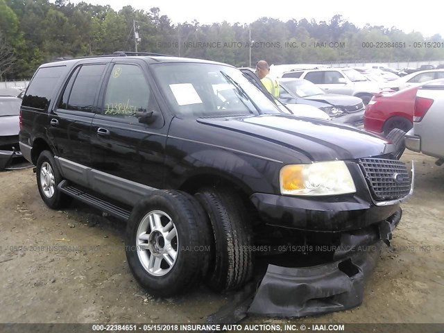 1FMPU15L53LC51803 - 2003 FORD EXPEDITION XLT BLACK photo 1