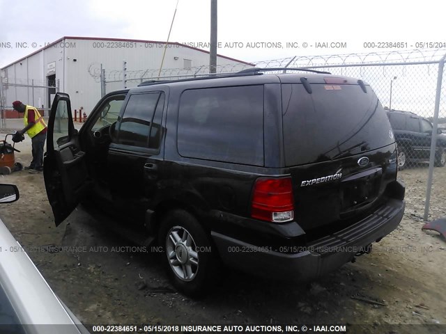 1FMPU15L53LC51803 - 2003 FORD EXPEDITION XLT BLACK photo 3