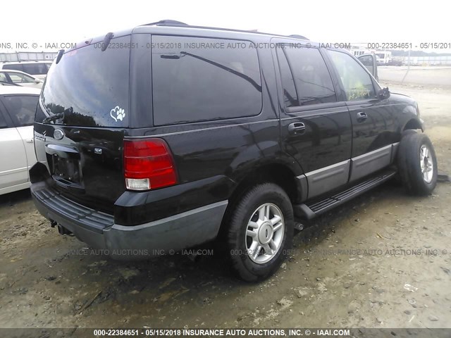1FMPU15L53LC51803 - 2003 FORD EXPEDITION XLT BLACK photo 4