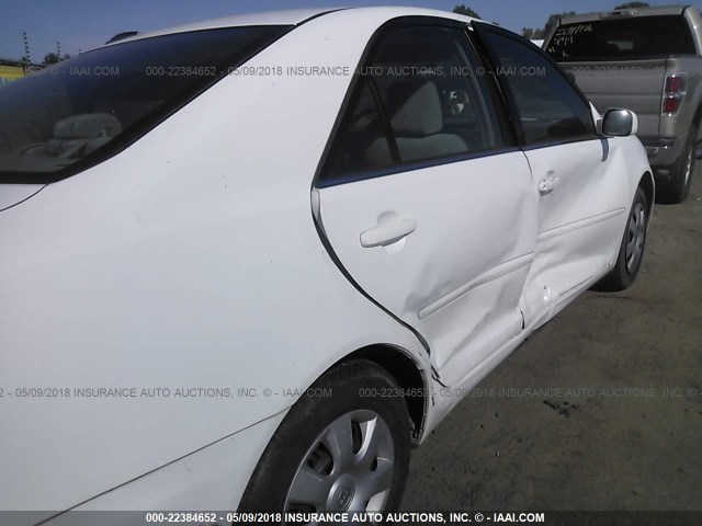 4T1BE32K74U283727 - 2004 TOYOTA CAMRY LE/XLE/SE WHITE photo 6