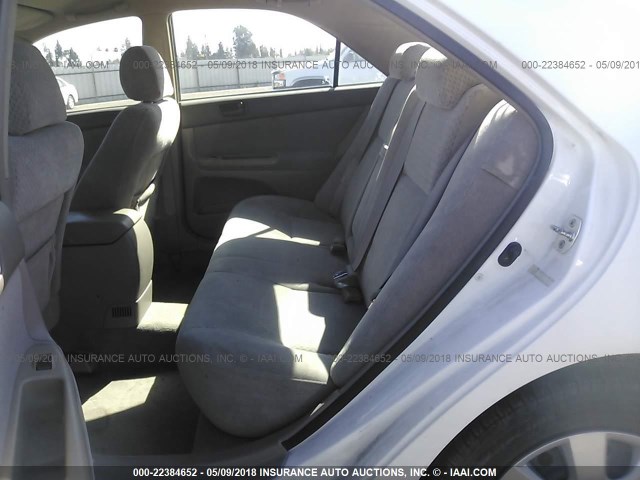 4T1BE32K74U283727 - 2004 TOYOTA CAMRY LE/XLE/SE WHITE photo 8