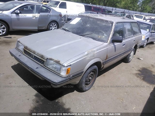 JF2AN53B0JE455372 - 1988 SUBARU GL 4WD SILVER photo 2