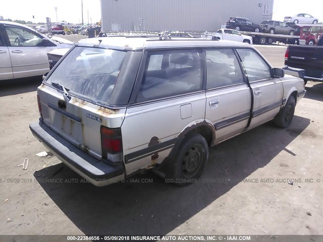 JF2AN53B0JE455372 - 1988 SUBARU GL 4WD SILVER photo 4