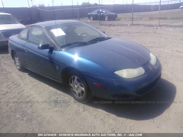 1G8ZP12862Z277045 - 2002 SATURN SC1 BLUE photo 1