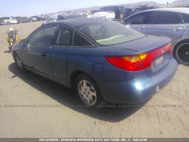 1G8ZP12862Z277045 - 2002 SATURN SC1 BLUE photo 3