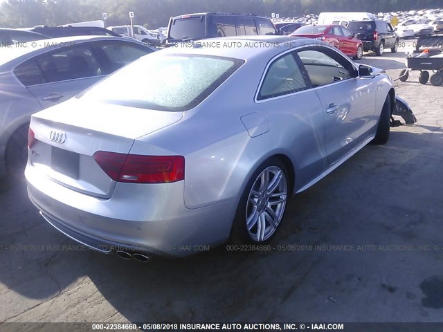 WAUCGAFR3FA006265 - 2015 AUDI S5 PREMIUM PLUS SILVER photo 4