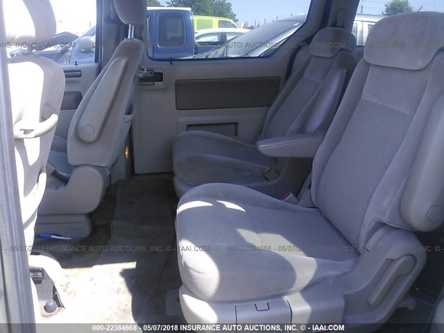 2FMZA52276BA64913 - 2006 FORD FREESTAR SEL BROWN photo 8