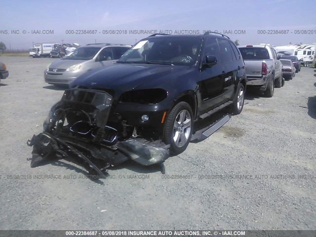 5UXFE43569L260116 - 2009 BMW X5 XDRIVE30I BLACK photo 2