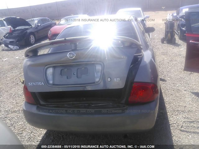 3N1CB51D86L565505 - 2006 NISSAN SENTRA 1.8/1.8S TAN photo 6