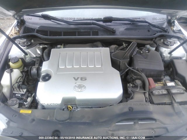 4T1BK46KX8U057650 - 2008 TOYOTA CAMRY LE/XLE/SE SILVER photo 10