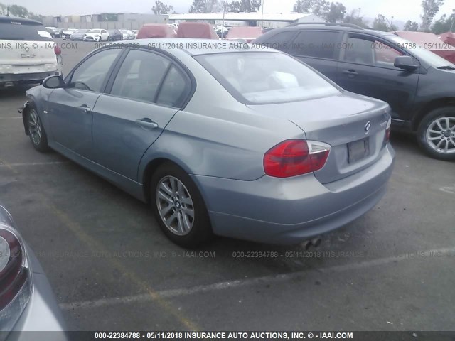 WBAVB13596KX49760 - 2006 BMW 325 I Light Blue photo 3