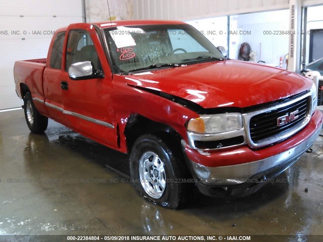 1GTEK19T3XE507037 - 1999 GMC NEW SIERRA K1500 RED photo 6