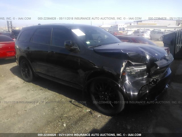 1C4RDHAG6GC315240 - 2016 DODGE DURANGO SXT BLACK photo 1