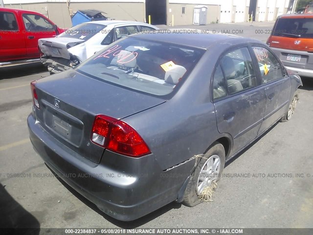 2HGES16345H586049 - 2005 HONDA CIVIC DX VP Boz foto 4