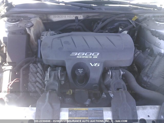 2G2WP522151348665 - 2005 PONTIAC GRAND PRIX SILVER photo 10