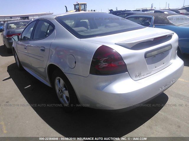 2G2WP522151348665 - 2005 PONTIAC GRAND PRIX SILVER photo 3