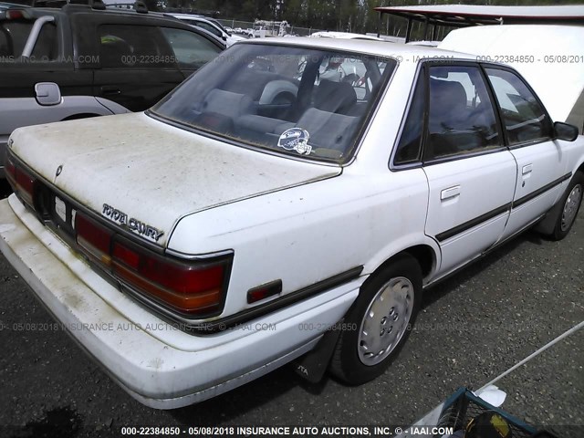 JT2SV21EXM3460361 - 1991 TOYOTA CAMRY DLX WHITE photo 4