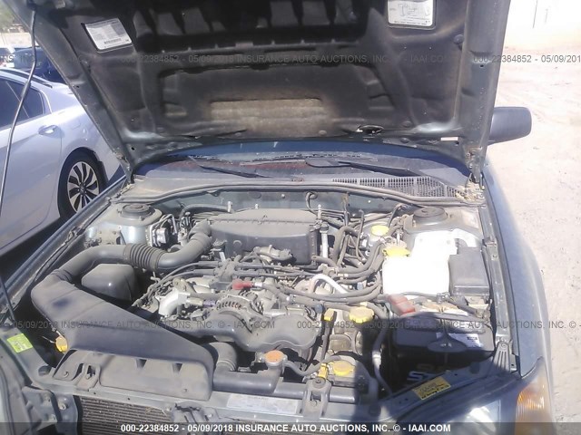 4S3BH675917652999 - 2001 SUBARU LEGACY OUTBACK AWP 青色 照片 10