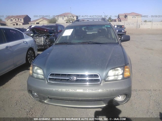 4S3BH675917652999 - 2001 SUBARU LEGACY OUTBACK AWP 青色 照片 6