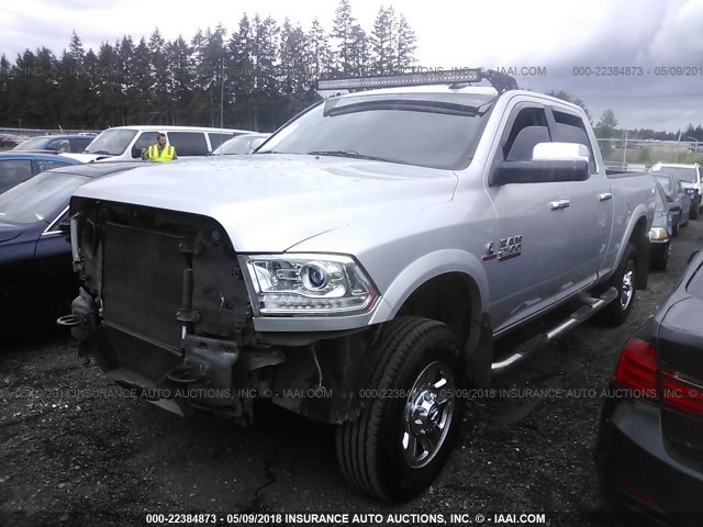 3C6UR5FL4FG505637 - 2015 RAM 2500 LARAMIE SILVER photo 2