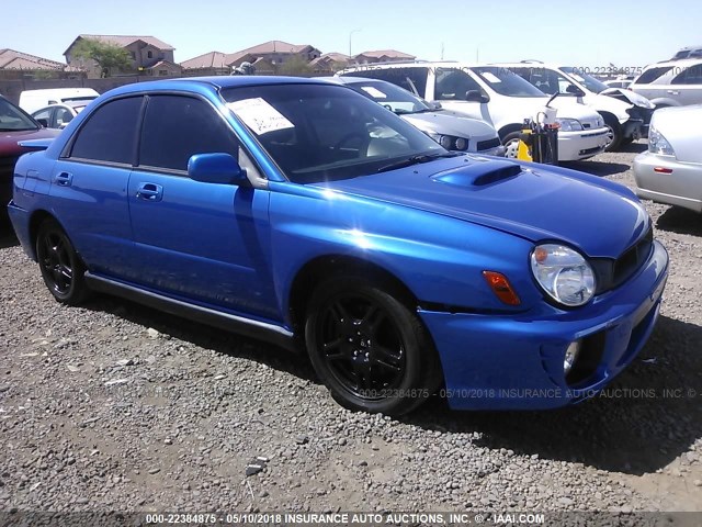 JF1GD29633G503612 - 2003 SUBARU IMPREZA WRX BLUE photo 1