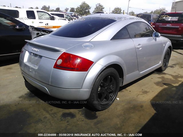 TRUTC28NXY1005329 - 2000 AUDI TT SILVER photo 4